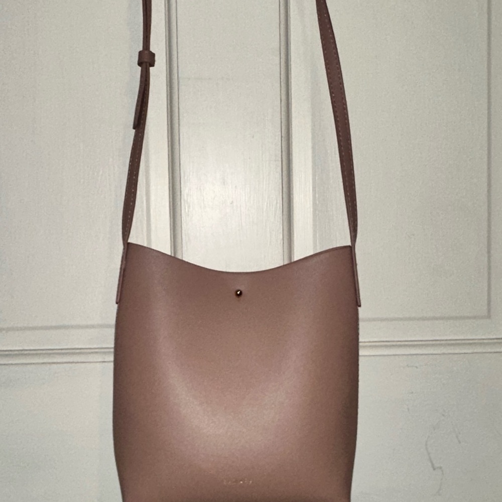 Samara Pink Leather Shoulder Bag - Picture 5 of 5